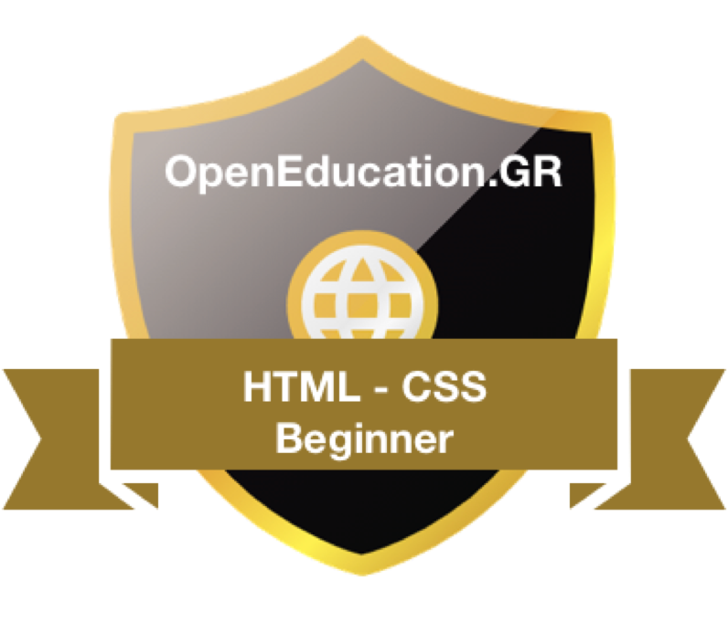 Open Badge for Html-Css Beginner